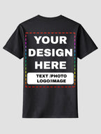 Men Custom Printed T Shirt Personalized Text Photo Logo Image