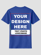 Men Custom Printed T Shirt Personalized Text Photo Logo Image