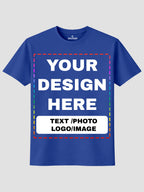 Men Custom Printed T Shirt Personalized Text Photo Logo Image