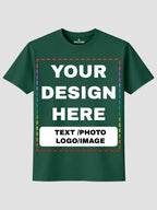 Men Custom Printed T Shirt Personalized Text Photo Logo Image