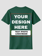 Men Custom Printed T Shirt Personalized Text Photo Logo Image