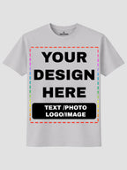 Men Custom Printed T Shirt Personalized Text Photo Logo Image