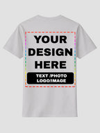 Men Custom Printed T Shirt Personalized Text Photo Logo Image