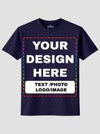 Men Custom Printed T Shirt Personalized Text Photo Logo Image