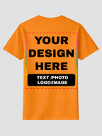 Men Custom Printed T Shirt Personalized Text Photo Logo Image