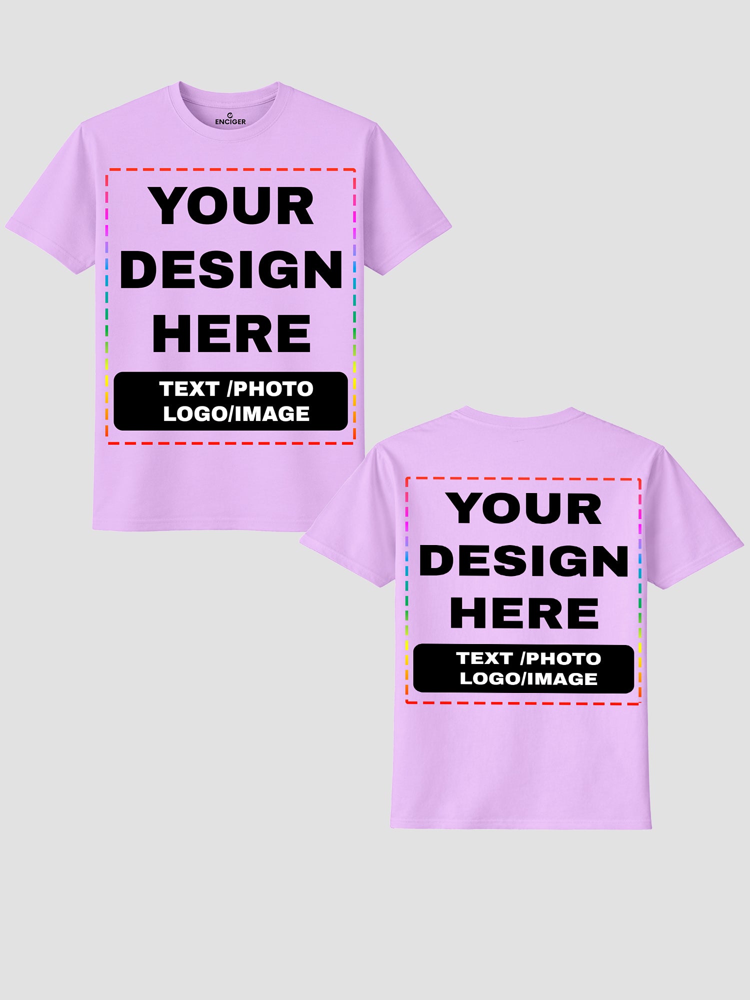 Men Custom Printed T Shirt Personalized Text Photo Logo Image