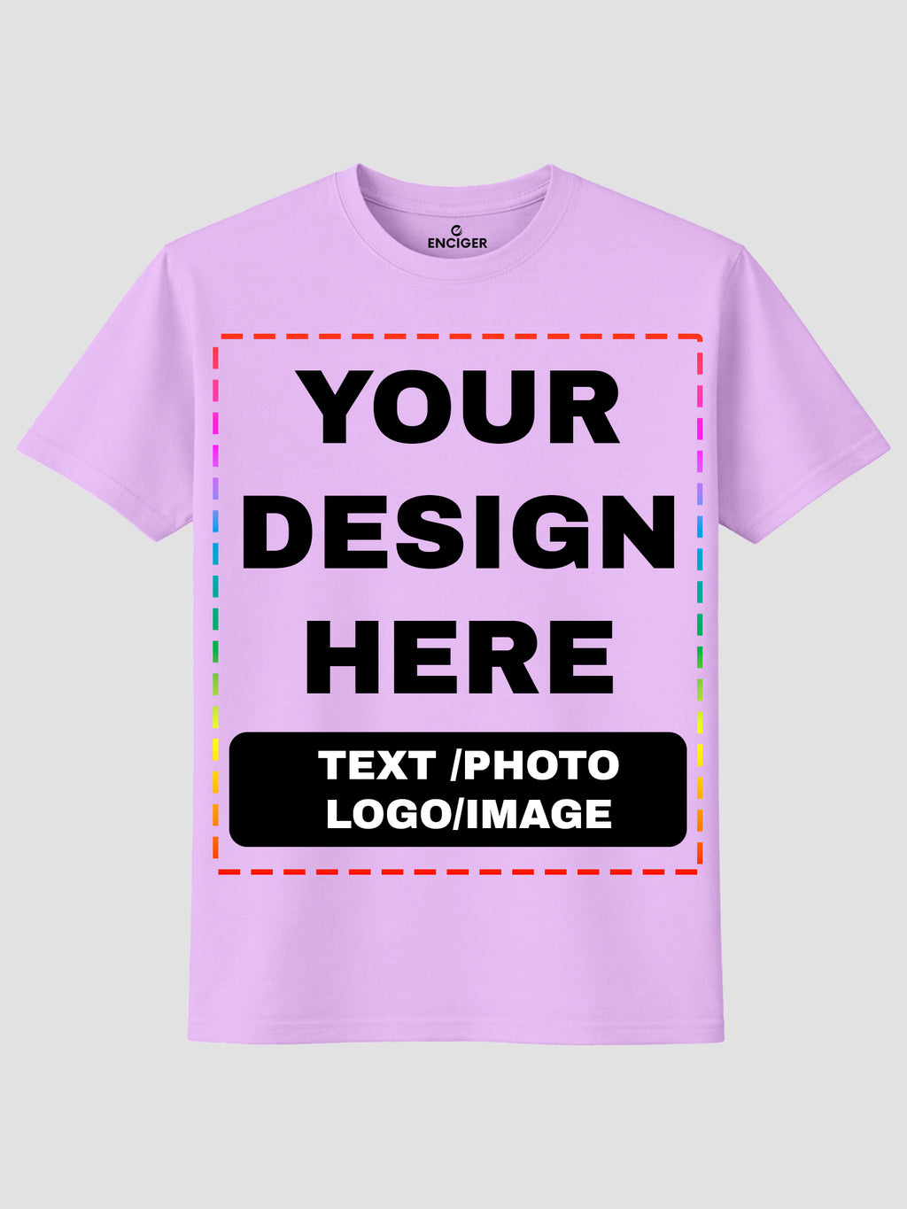 Men Custom Printed T Shirt Personalized Text Photo Logo Image
