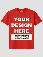 Men Custom Printed T Shirt Personalized Text Photo Logo Image