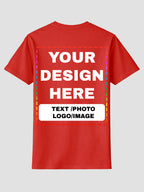 Men Custom Printed T Shirt Personalized Text Photo Logo Image