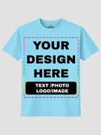 Men Custom Printed T Shirt Personalized Text Photo Logo Image