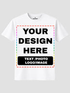 Men Custom Printed T Shirt Personalized Text Photo Logo Image
