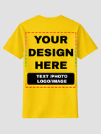 Men Custom Printed T Shirt Personalized Text Photo Logo Image
