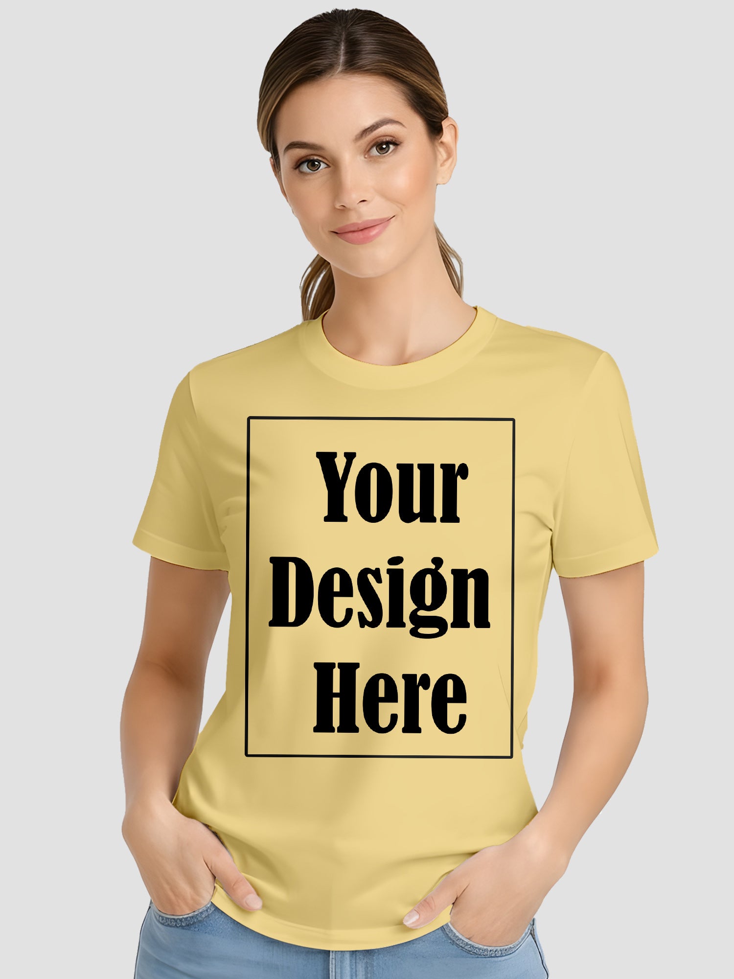 Women Custom Printed T Shirt Personalized Design