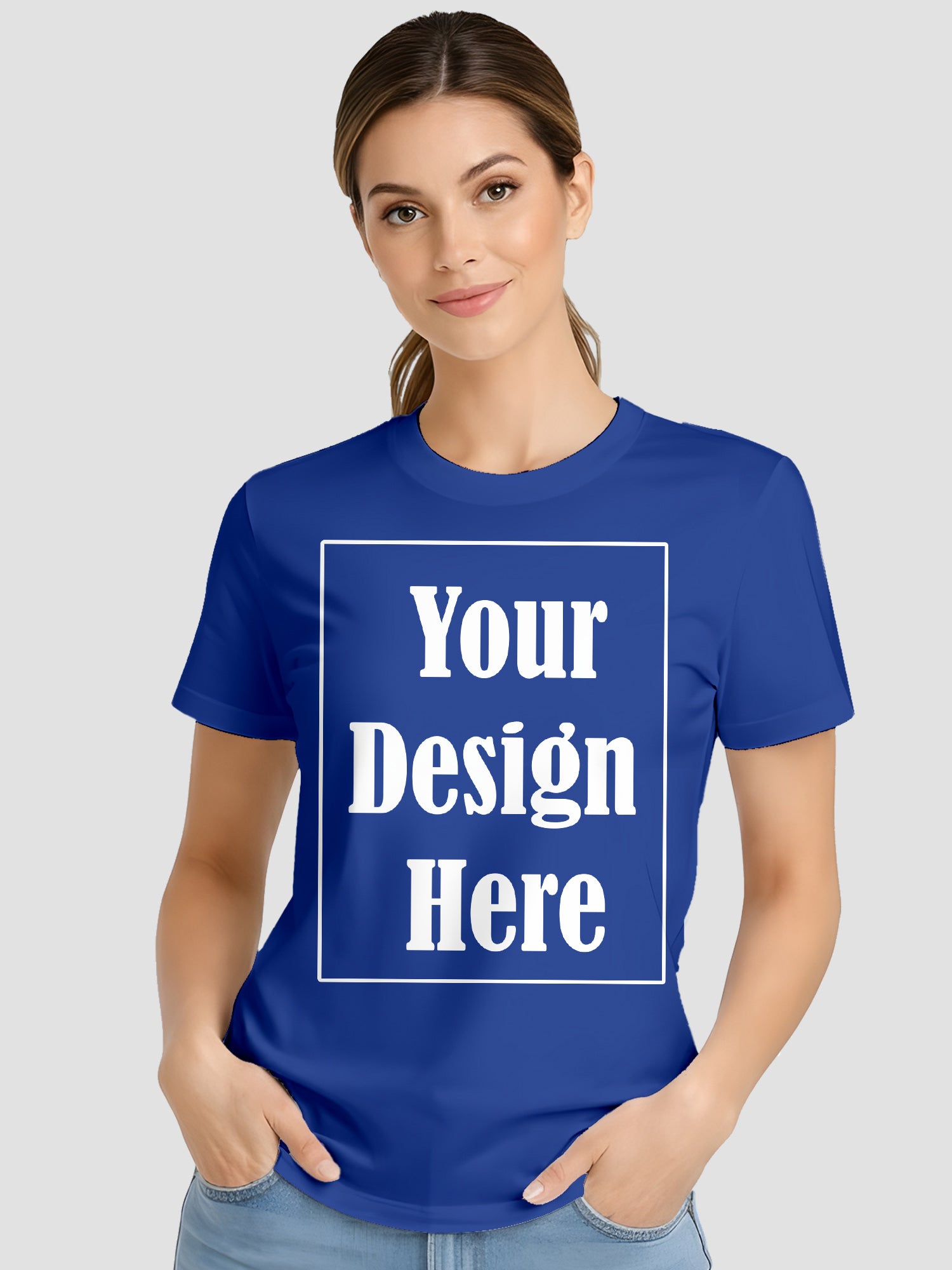Women Custom Printed T Shirt Personalized Design