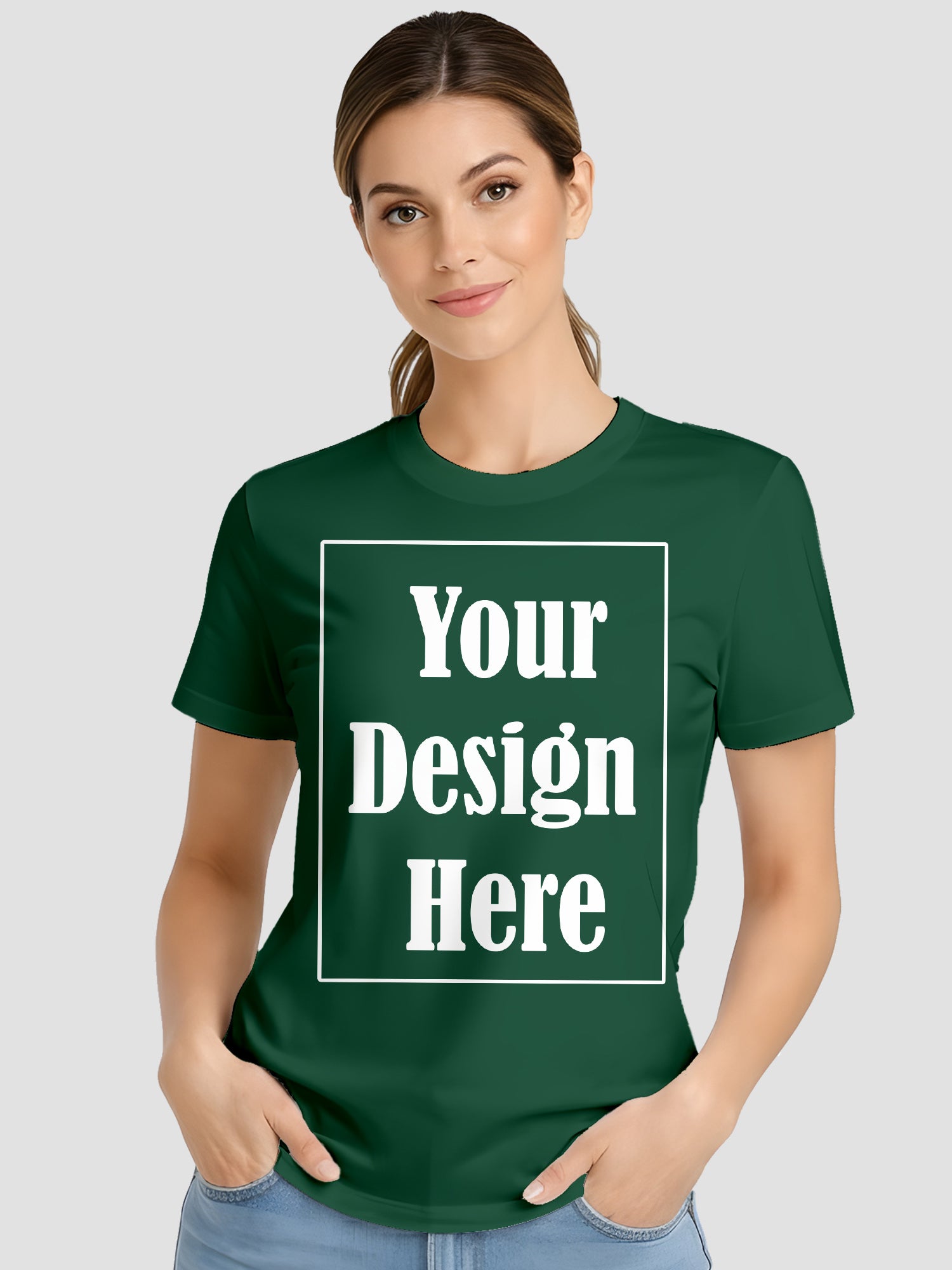 Women Custom Printed T Shirt Personalized Design