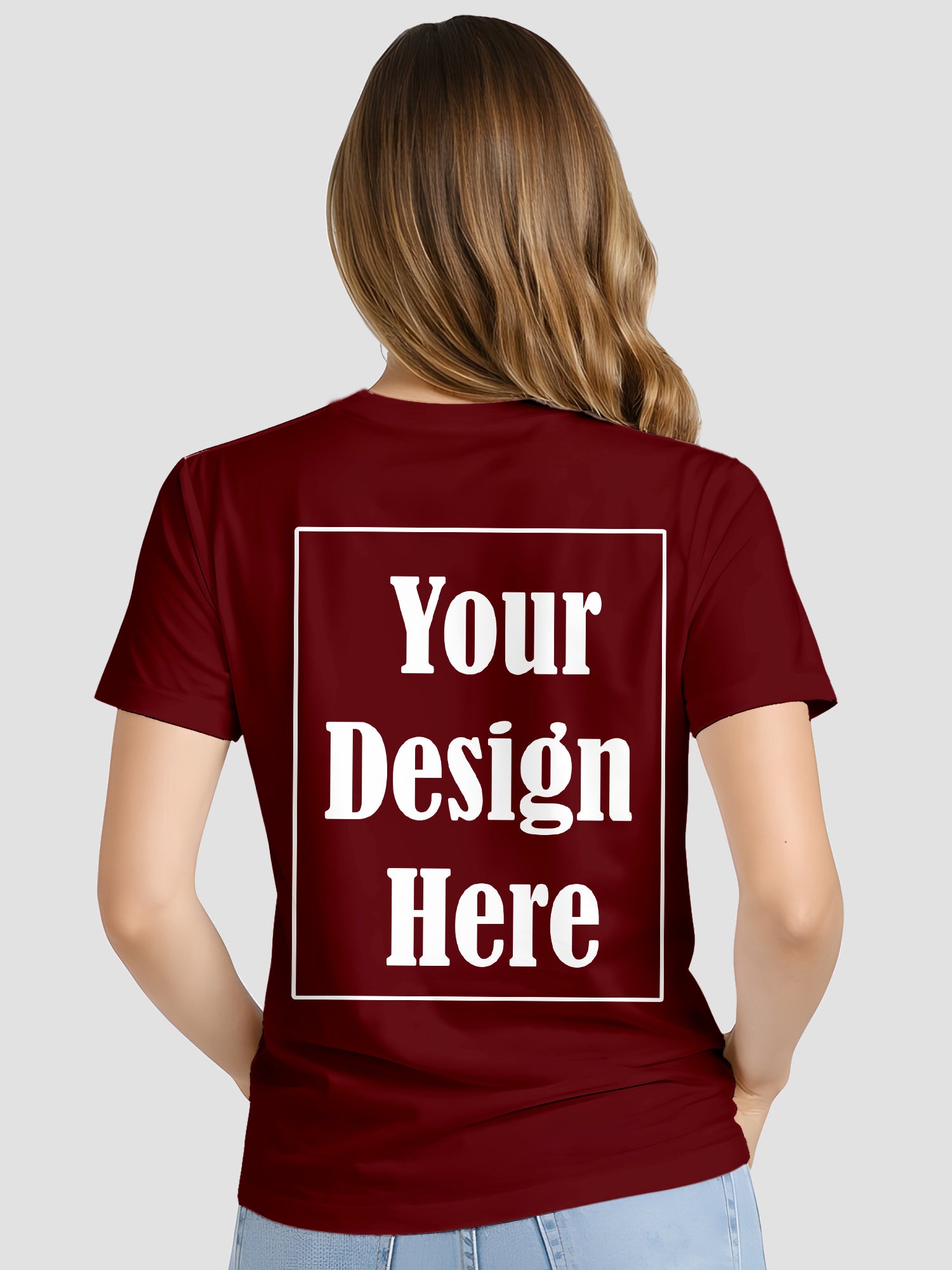 Women Custom Printed T Shirt Personalized Design