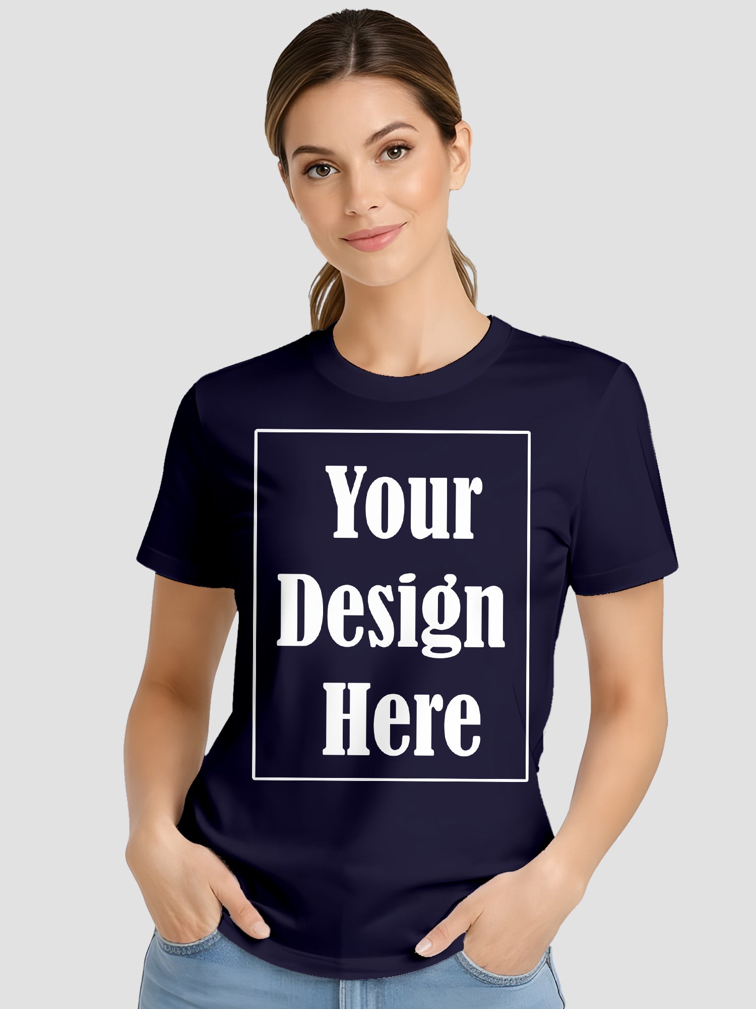 Women Custom Printed T Shirt Personalized Design