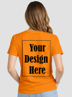 Women Custom Printed T Shirt Personalized Design