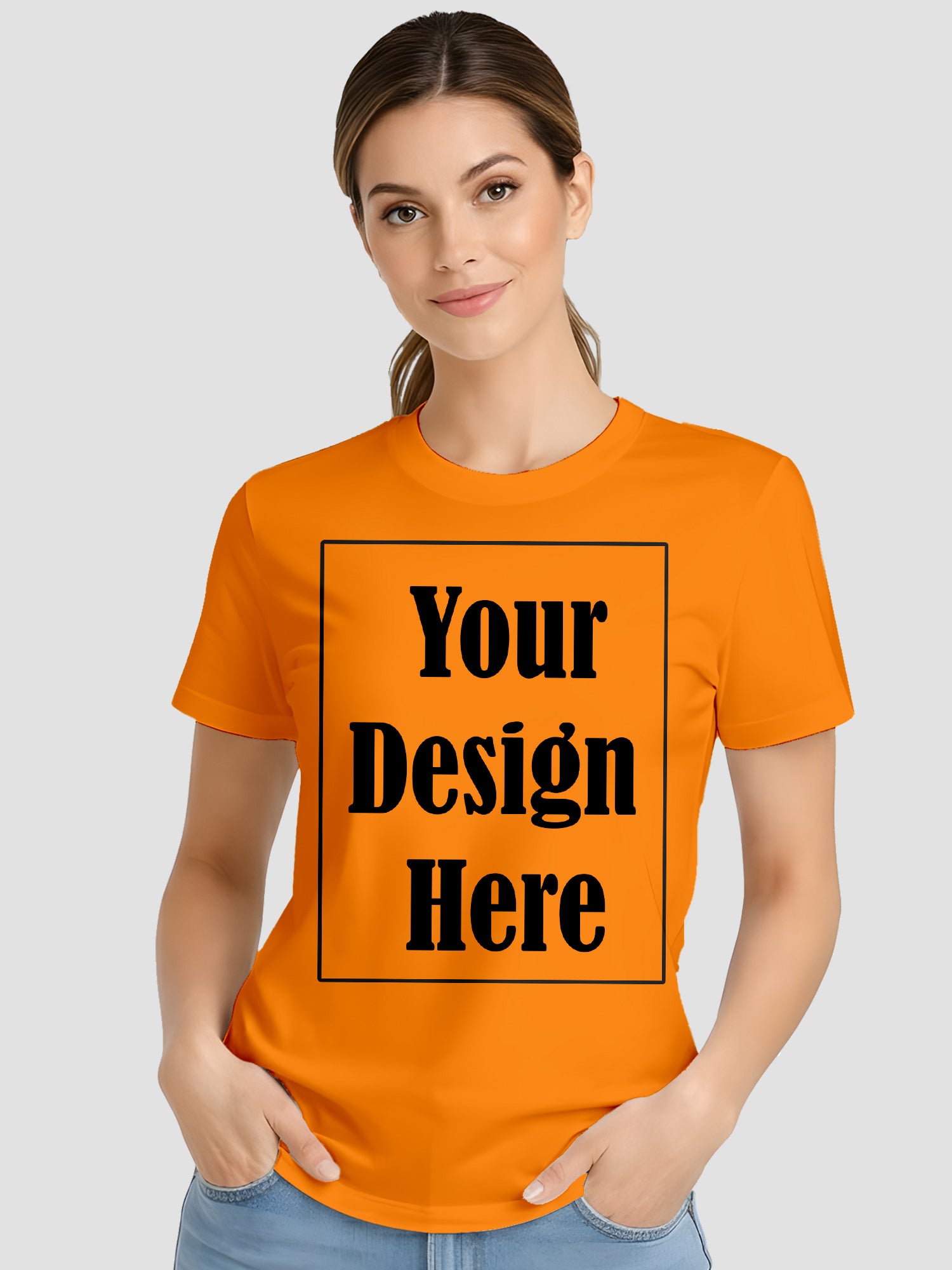 Women Custom Printed T Shirt Personalized Design