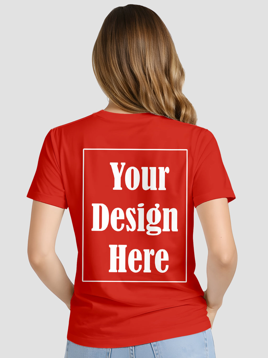 Women Custom Printed T Shirt Personalized Design