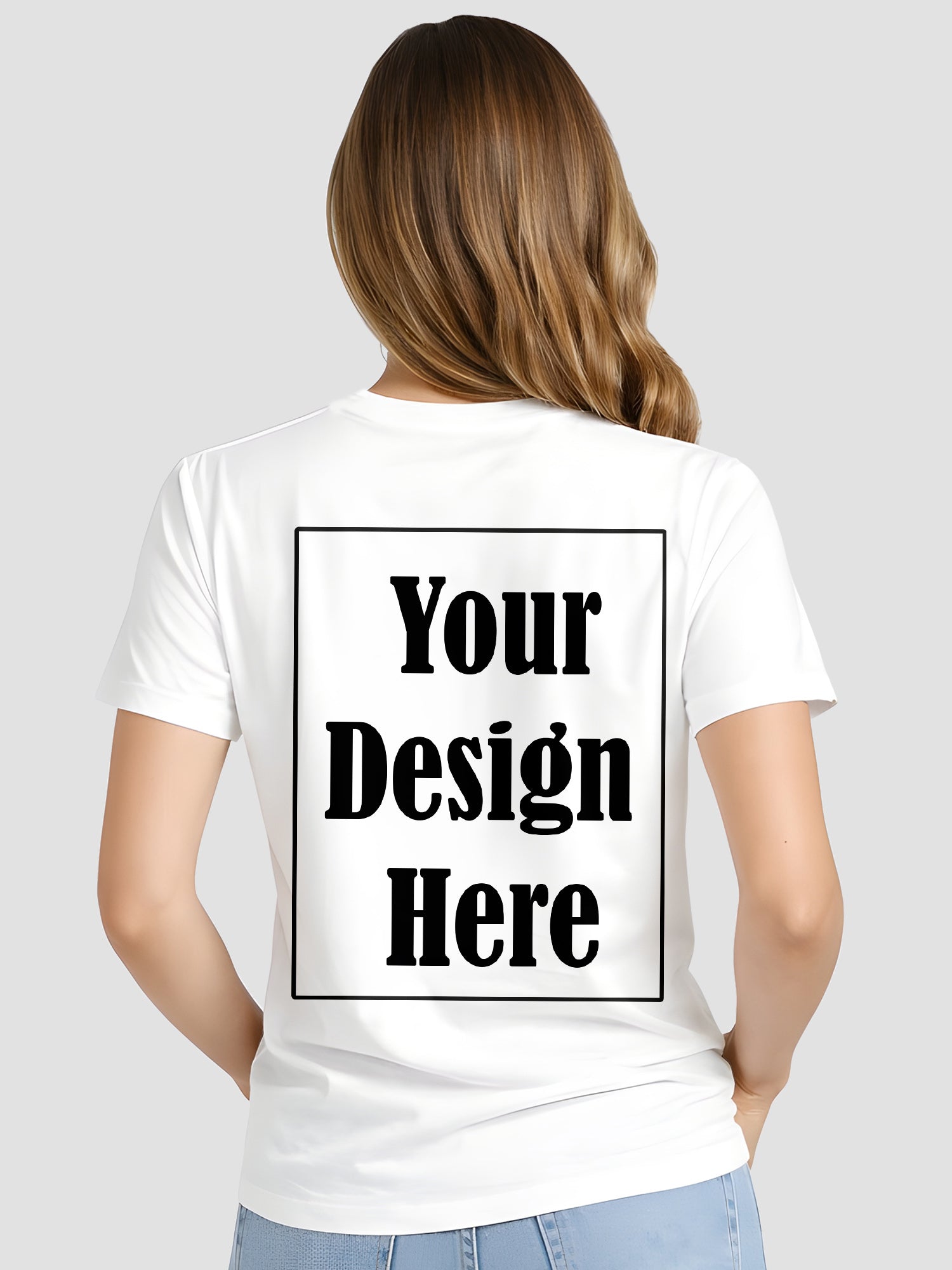 Women Custom Printed T Shirt Personalized Design