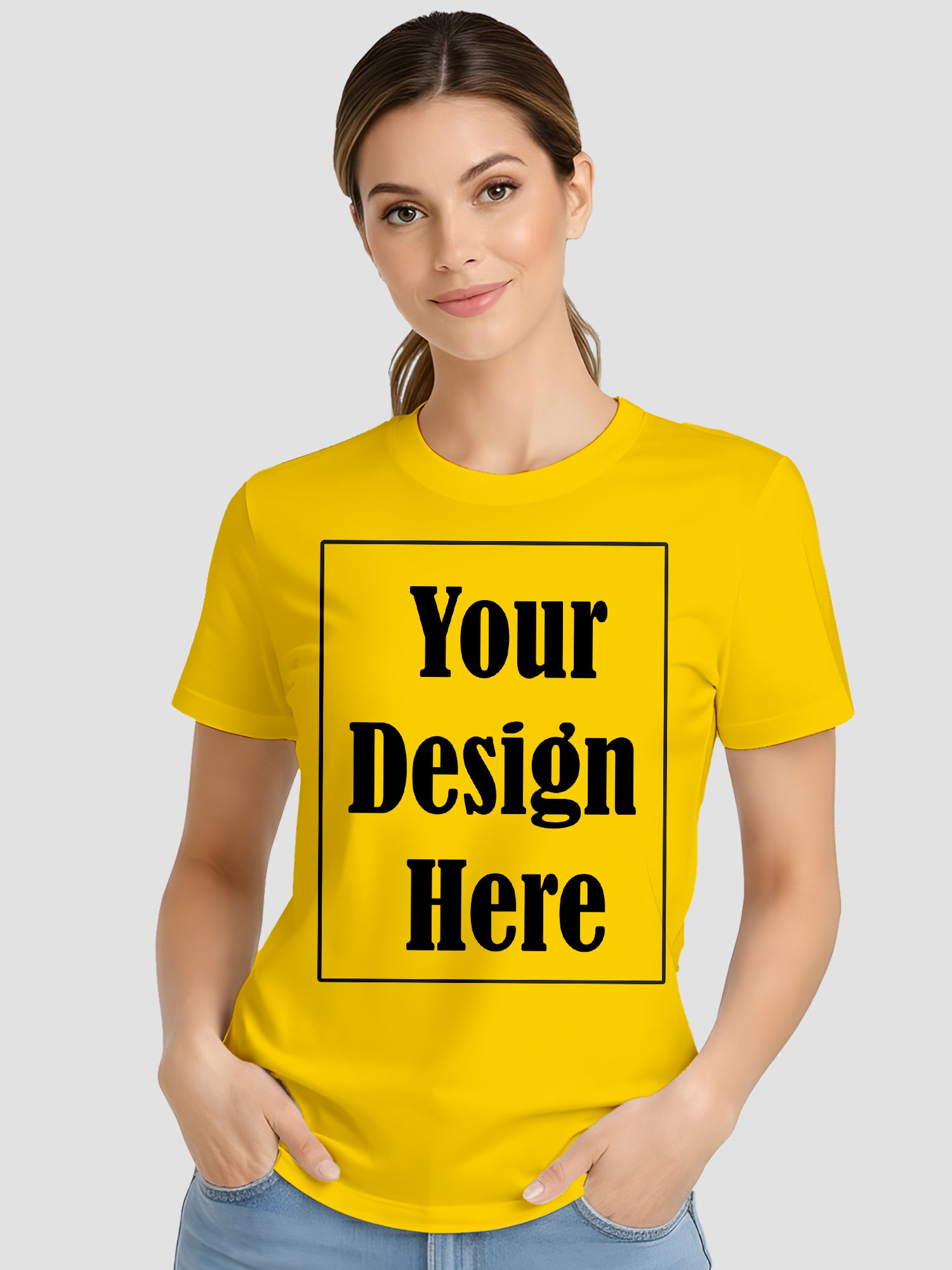 Women Custom Printed T Shirt Personalized Design
