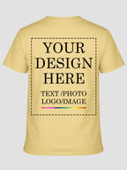 Women Custom Printed T Shirt Personalised Text Photo Logo Design