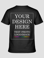 Women Custom Printed T Shirt Personalised Text Photo Logo Design
