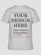 Women Custom Printed T Shirt Personalised Text Photo Logo Design