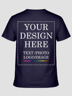 Women Custom Printed T Shirt Personalised Text Photo Logo Design