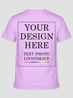 Women Custom Printed T Shirt Personalised Text Photo Logo Design