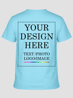 Women Custom Printed T Shirt Personalised Text Photo Logo Design