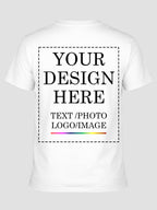Women Custom Printed T Shirt Personalised Text Photo Logo Design