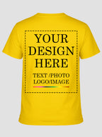Women Custom Printed T Shirt Personalised Text Photo Logo Design