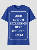 Women Custom T Shirt Front and Back Print Personalized Name Photo Text