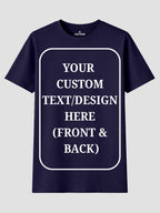 Women Custom T Shirt Front and Back Print Personalized Name Photo Text