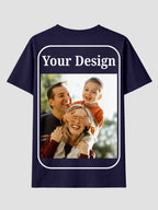 Women Custom T Shirt Front and Back Print Personalized Name Photo Text