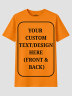Women Custom T Shirt Front and Back Print Personalized Name Photo Text