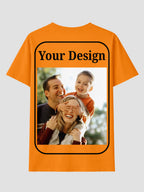 Women Custom T Shirt Front and Back Print Personalized Name Photo Text
