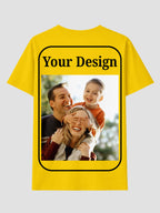 Women Custom T Shirt Front and Back Print Personalized Name Photo Text