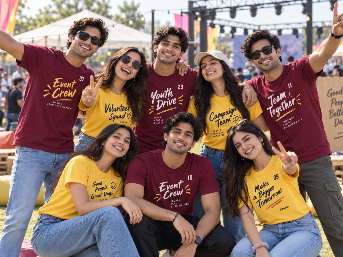 Customized T-shirts for events and group activities