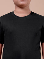 Kids-Plain-Cotton-T-Shirt-Round-Neck-Casual-Everyday-Wear-Top