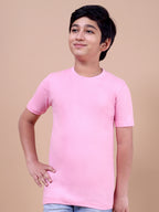 Kids-Plain-Cotton-T-Shirt-Round-Neck-Casual-Everyday-Wear-Top