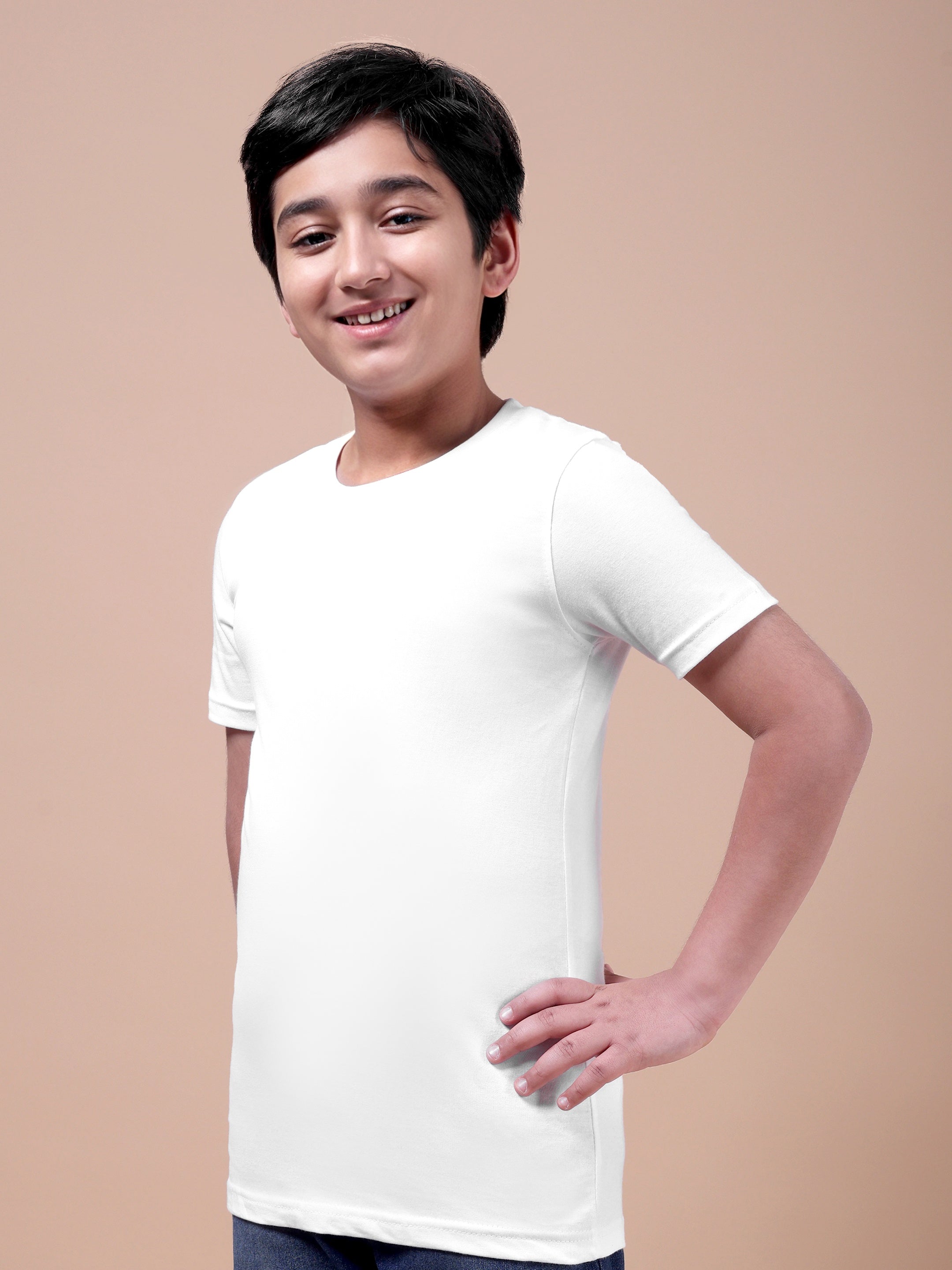 Kids-Plain-Cotton-T-Shirt-Round-Neck-Casual-Everyday-Wear-Top