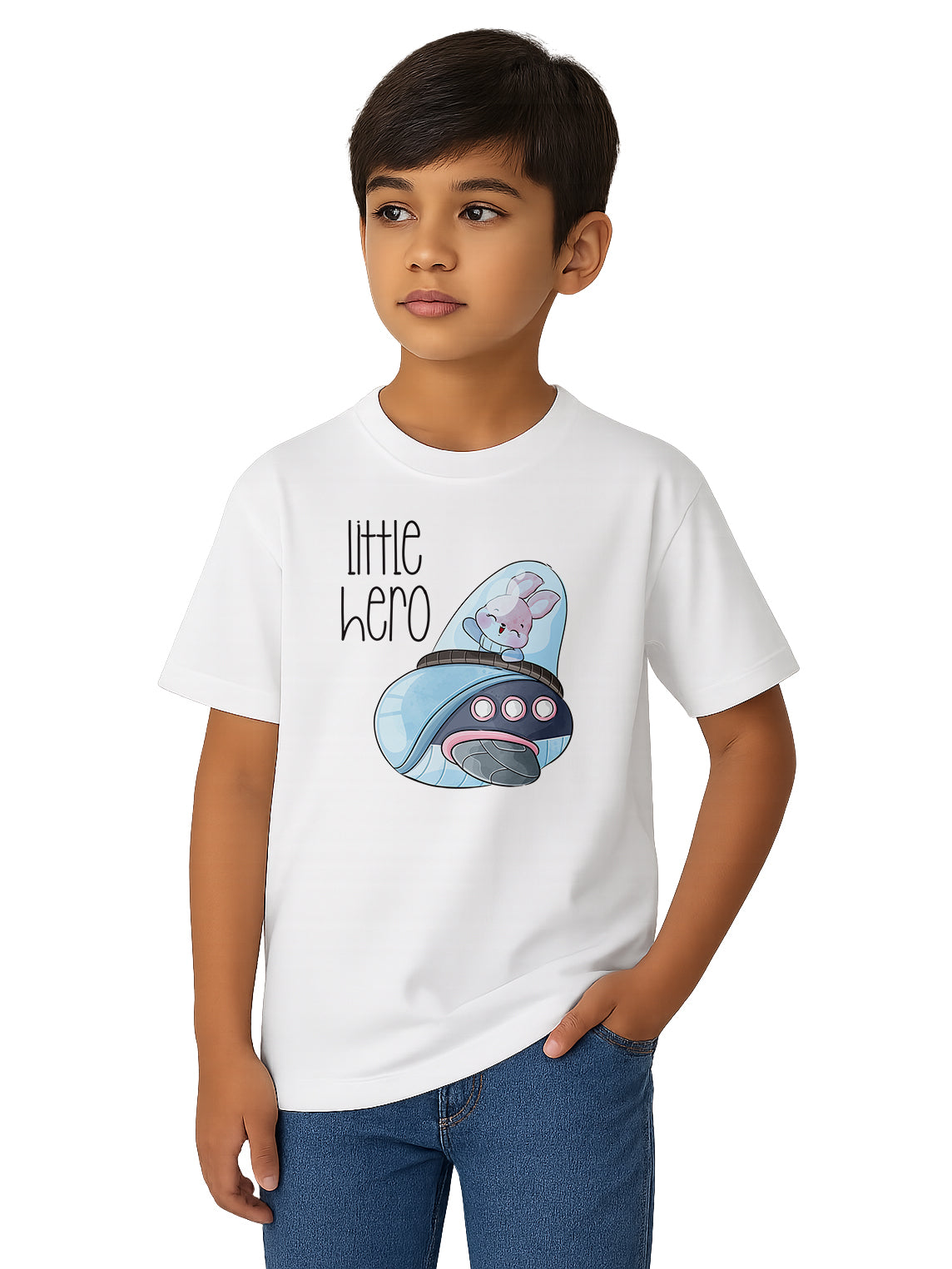 Kids--Premium-Cotton-Graphic-Print-Regular-Fit-Casual-T-Shirt-for-Boys-and-Girls-KPT3-White