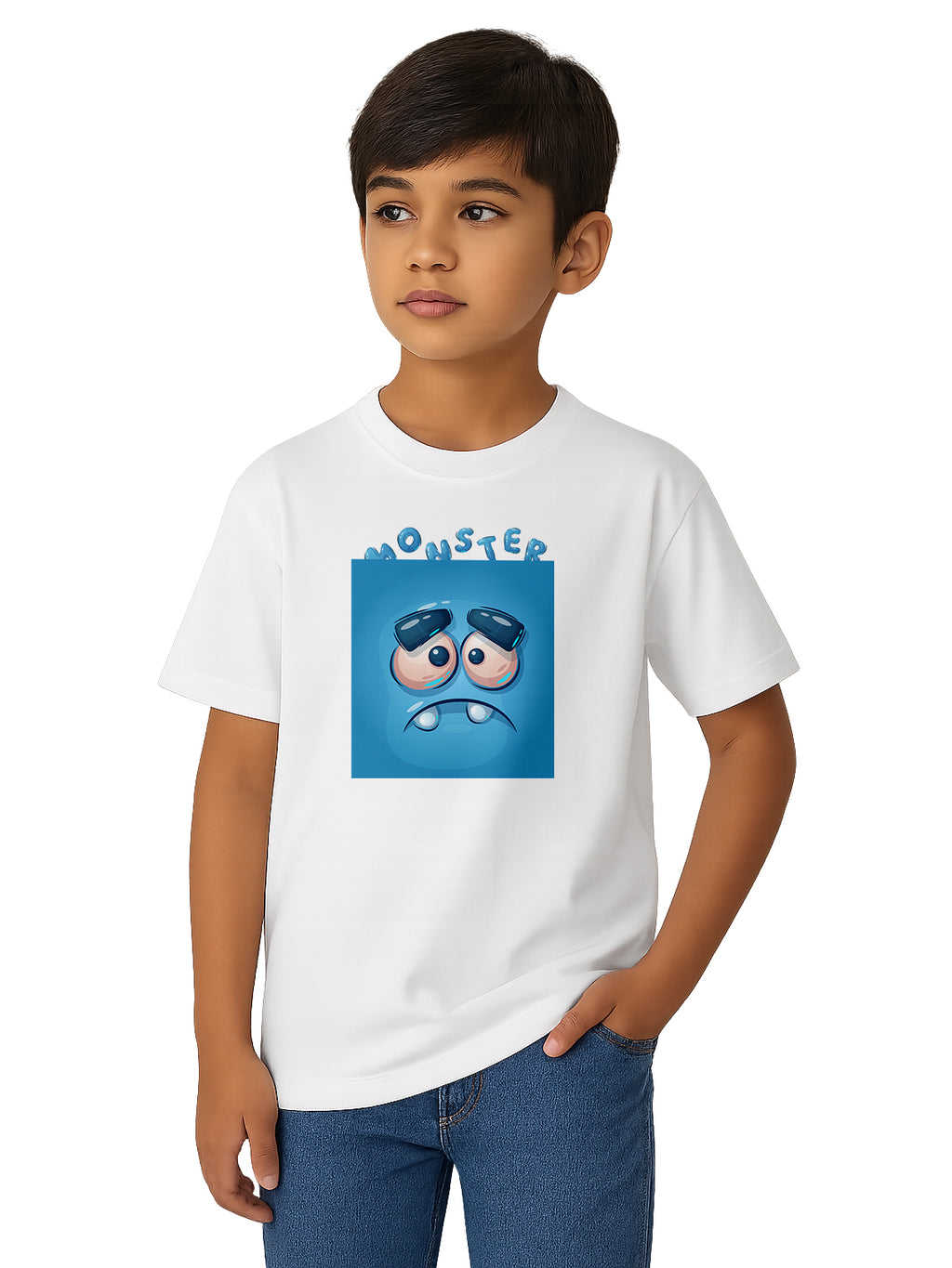 Unisex-Kids-Graphic-Printed-Cotton-T-Shirt-Ideal-for-Play-and-Gifting-KPT5-White
