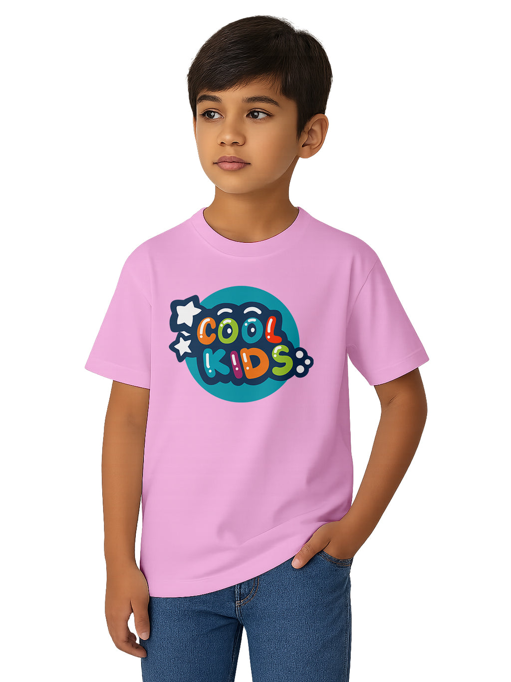 Kids-Cotton-Printed-Graphic-T-Shirt-for-Boys-and-Girls-KPT12-Pink