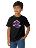 Kids-Cotton-Graphic-Print-Regular-Fit-Casual-Wear-T-Shirt-for-Boys-and-Girls-KPT14-Black