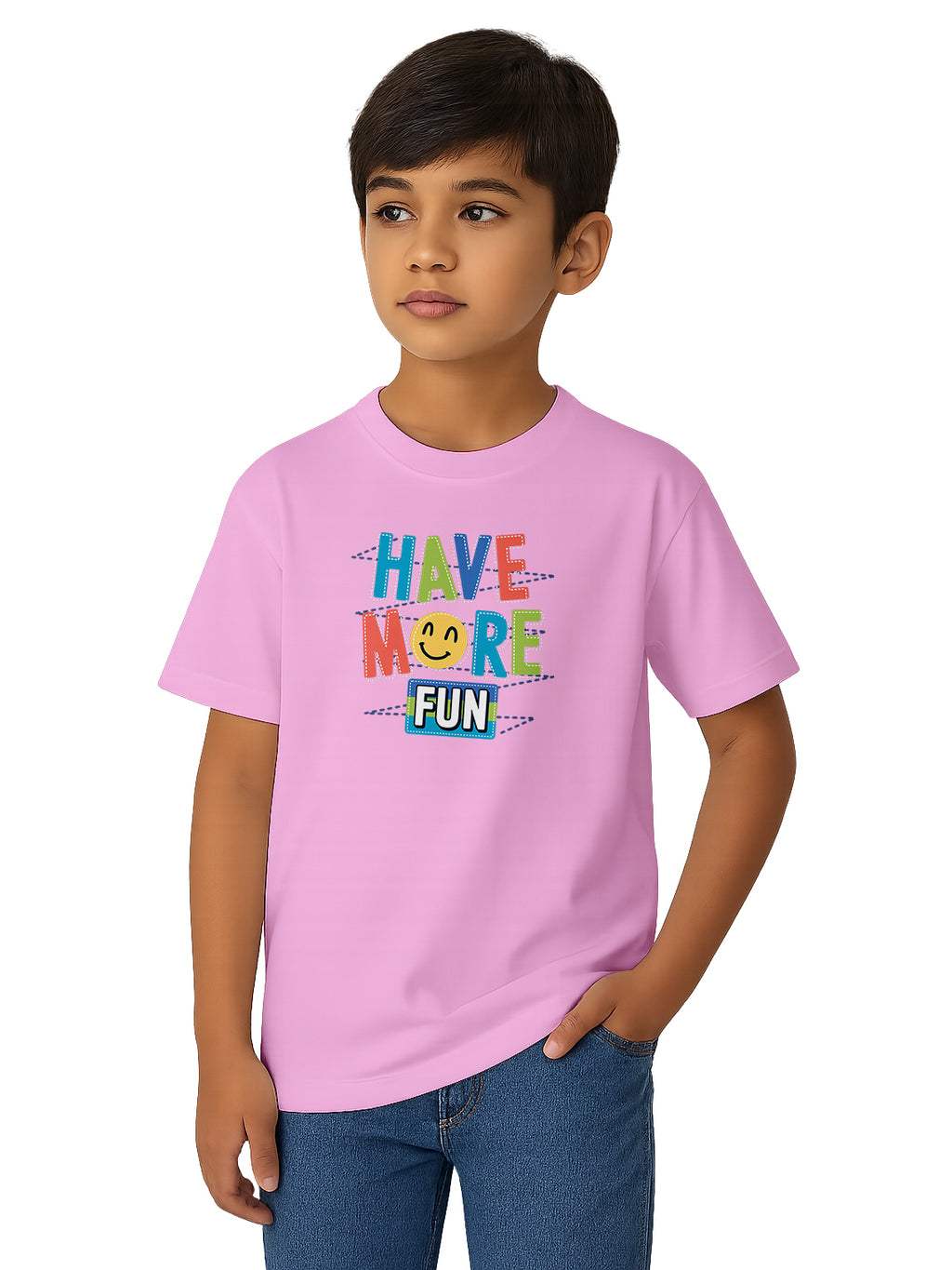 Kids-Cotton-Printed-Graphic-T-Shirt-for-Boys-and-Girls-KPT16-Pink