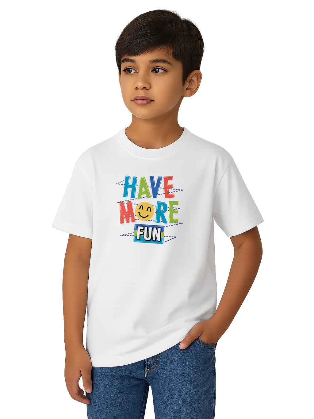Kids-Cotton-Printed-Graphic-T-Shirt-for-Boys-and-Girls-KPT16-White
